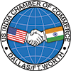 US India Chamber of Commerce Dallas Fort Worth chapter logo.